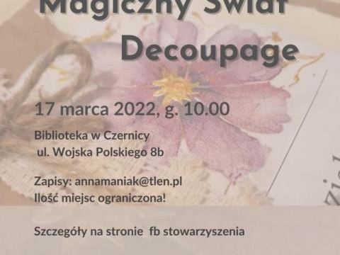 Magiczny Świat Decoupage