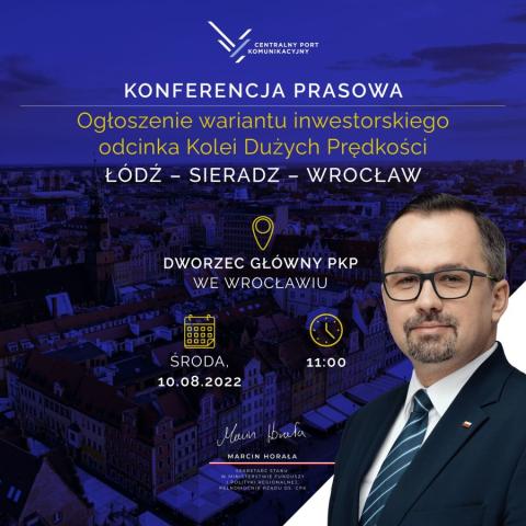 Informacja Wójta Gminy Czernica na temat wskazania wariantu inwestorskiego przebiegu Kolei Dużych Prędkości