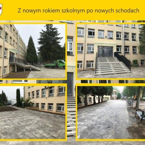 Z nowym rokiem szkolnym po nowych schodach