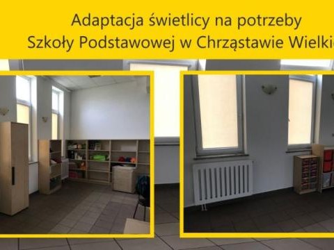 Adaptacja świetlicy na potrzeby Szkoły Podstawowej w Chrząstawie Wielkiej