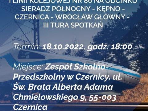 Budowa linii kolejowej nr 86 na odcinku Sieradz Północny - Kępno - Czernica - Wrocław Główny