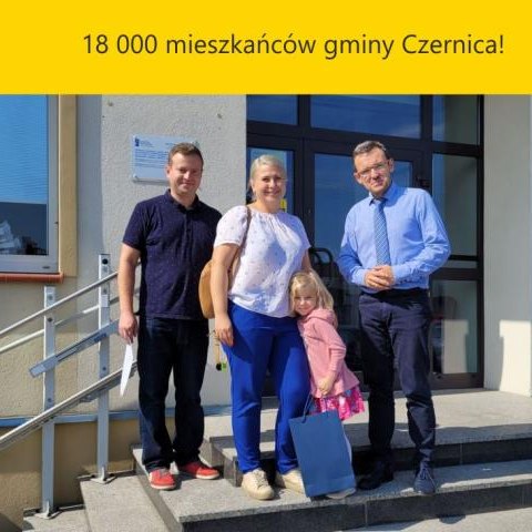 18 000 mieszkańców gminy Czernica!