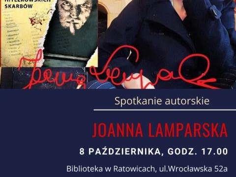 Spotkanie autorskie z Joanną Lamparską