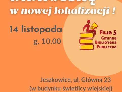 Otwarcie biblioteki w Jeszkowicach w nowej lokalizacji