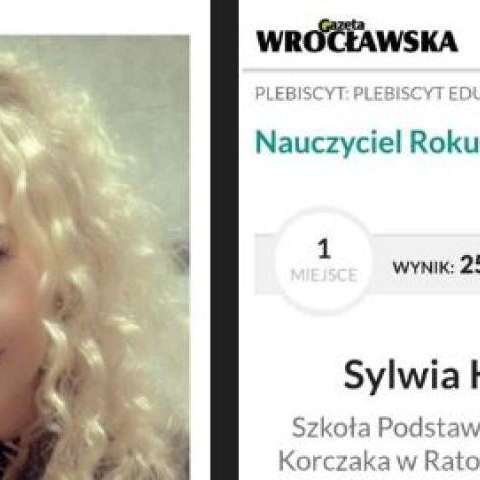 Nauczyciel Roku 2022 powiatu wrocławskiego uczy w Ratowicach