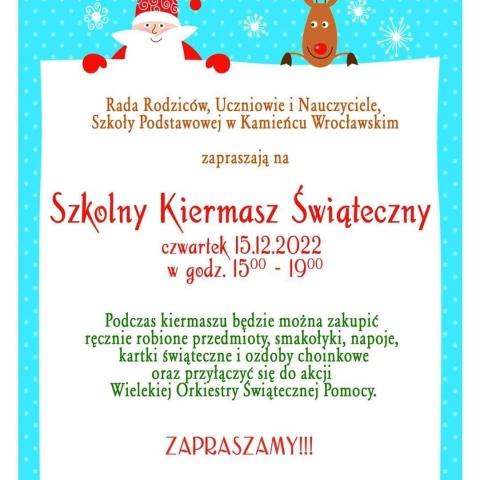 Szkolny Kiermasz Świąteczny