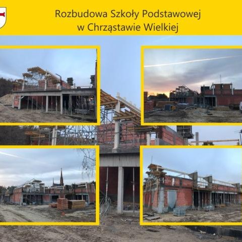 Rozbudowa Szkoły Podstawowej  w Chrząstawie Wielkiej