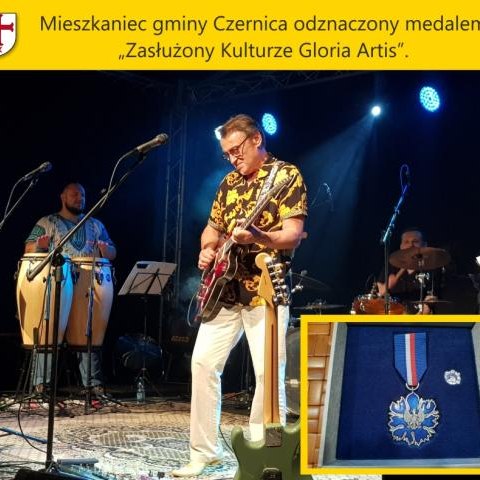 Mieszkaniec gminy Czernica odznaczony medalem „Zasłużony Kulturze Gloria Artis”.