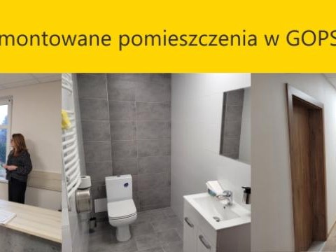 Wyremontowane pomieszczenia w GOPS Czernica