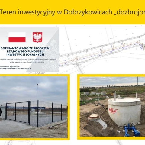 Teren inwestycyjny w Dobrzykowicach „dozbrojony” - większe dochody gminy.