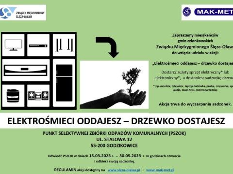 Elektrośmieci oddajesz – drzewko dostajesz!