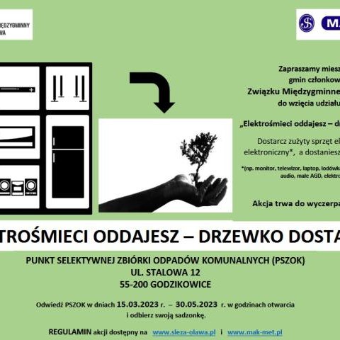 Elektrośmieci oddajesz – drzewko dostajesz!