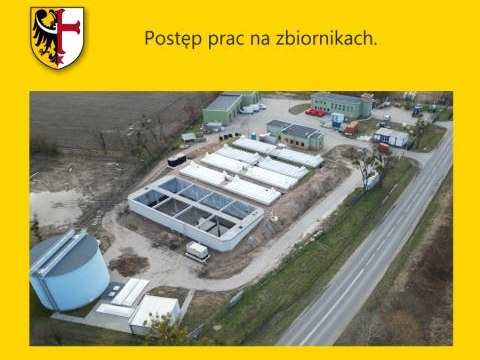 Postęp prac na zbiornikach