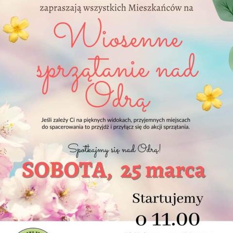 Wiosenne sprzątanie nad Odrą