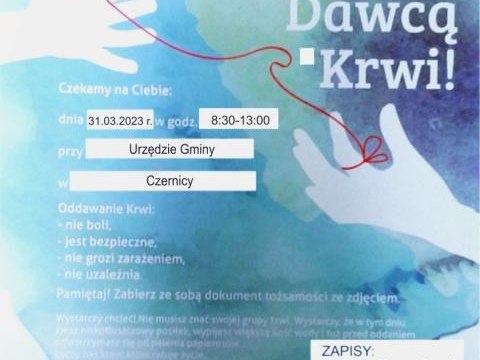 Zostań Honorowym Dawcą Krwi