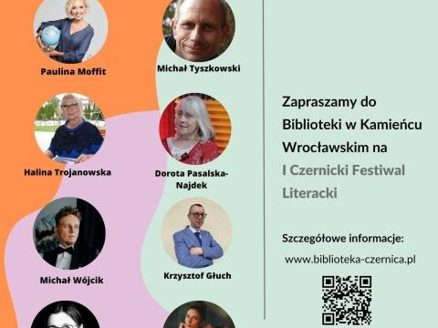 Serdecznie zapraszamy na I Czernicki Festiwal Literacki