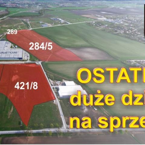 Ostatnie duże działki na sprzedaż