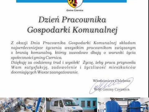 Dzień Pracownika Gospodarki Komunalnej.