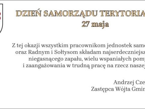 DZIEŃ SAMORZĄDU TERYTORIALNEGO