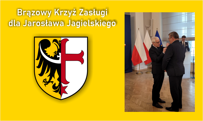 Brązowy Krzyż Zasługi dla Jarosława Jagielskiego