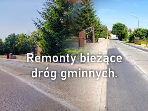 Naprawy bieżące dróg gminnych