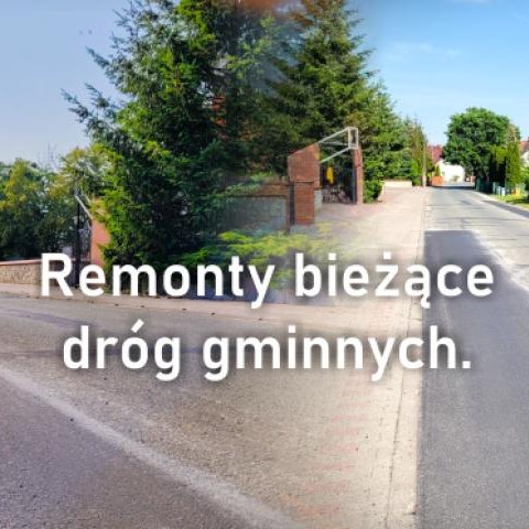 Naprawy bieżące dróg gminnych