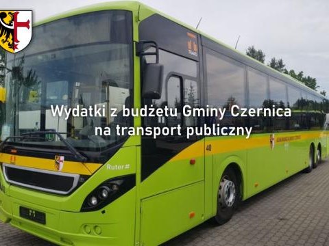 Wydatki z budżetu Gminy Czernica na transport publiczny