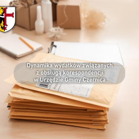 Dynamika wydatków związanych z obsługą korespondencji w Urzędzie Gminy Czernica