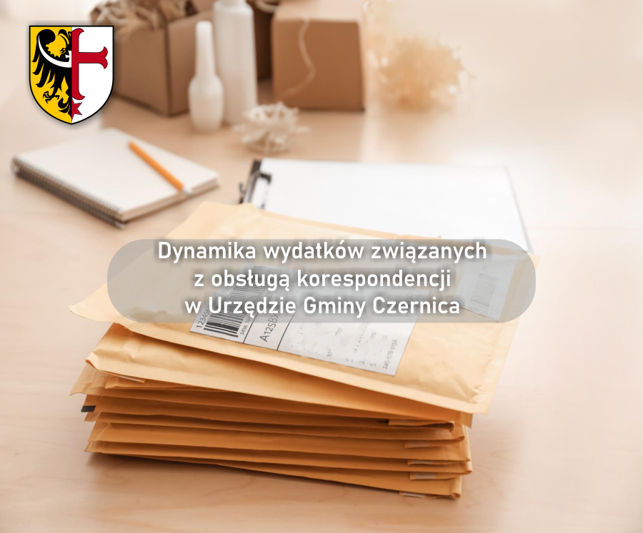 Dynamika wydatków związanych z obsługą korespondencji w Urzędzie Gminy Czernica