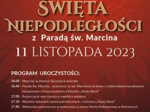 Gminne obchody Święta Niepodległości z Paradą św. Marcina