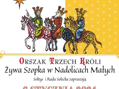 Orszak Trzech Króli - żywa szopka w Nadolicach Małych