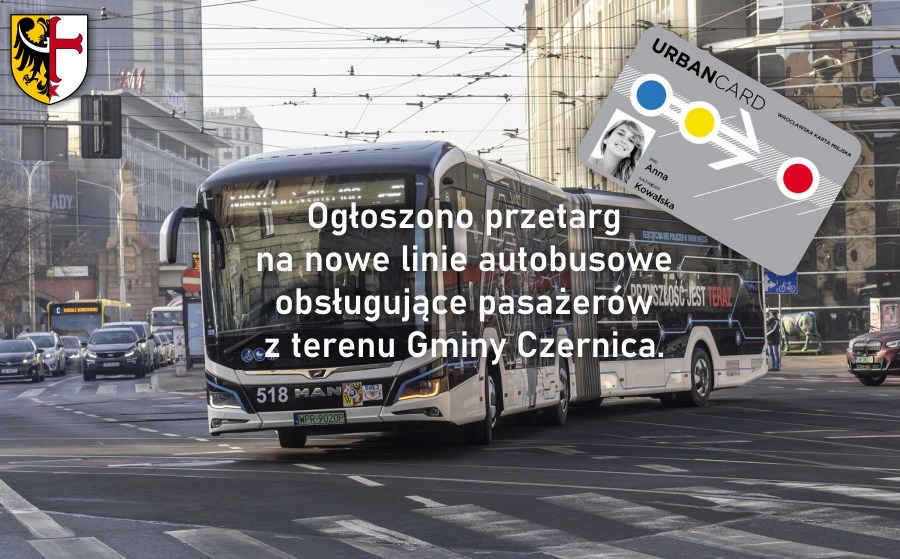 Przetarg na nowe linie autobusowe obsługujące pasażerów z terenu Gminy Czernica