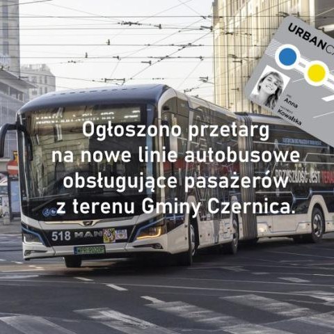 Przetarg na nowe linie autobusowe obsługujące pasażerów z terenu Gminy Czernica