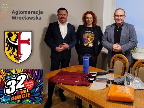 Aglomeracja Wrocławska wspiera Sztab WOŚP w Kamieńcu Wrocławskim