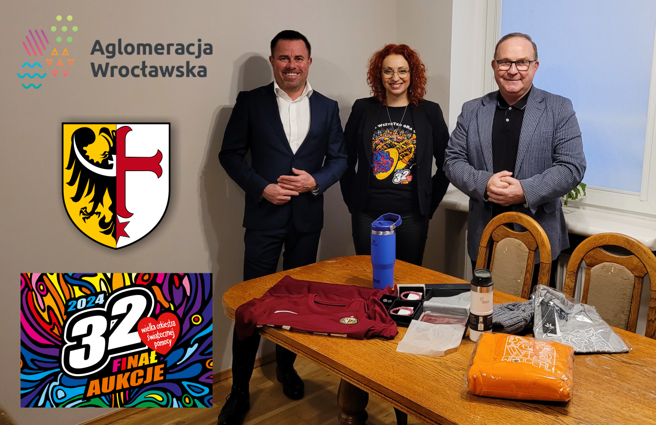 Aglomeracja Wrocławska wspiera Sztab WOŚP w Kamieńcu Wrocławskim