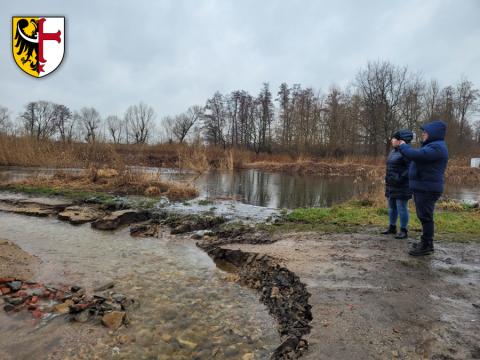 Gminny Zespół Zarządzania Kryzysowego w spr. sytuacji na rz. Widawa