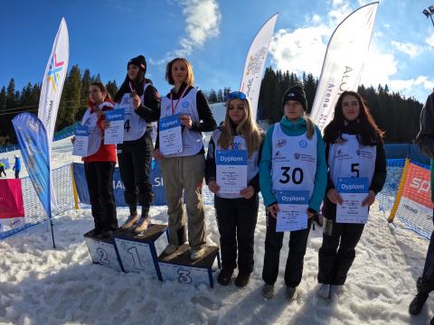 Snowboard Cross - sukces Zuzanny Sokalskiej i Jej trenera dr Piotra Kunysza