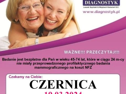 Bezpłatna mammografia