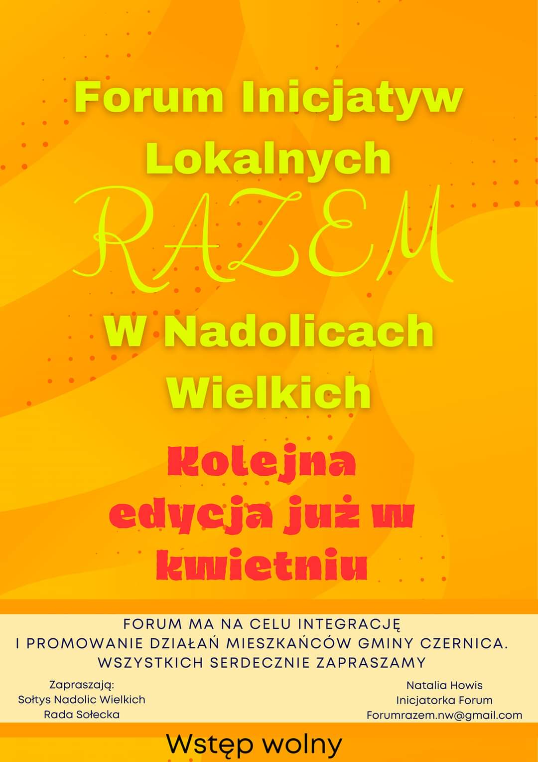 Forum Inicjatyw Lokalnych RAZEM - Kolejna edycja już w kwietniu