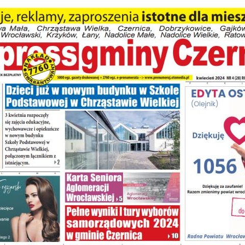 Nowy numer Expressu Gminy Czernica już dostępny