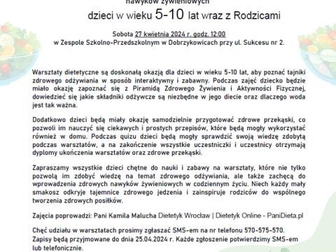 Zdrowe jedzenie dla małych smakoszy-budowanie zdrowych nawyków żywieniowych