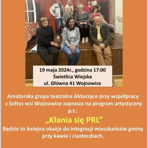 Amatorska Grupa Teatralna AKTORZYCE zaprasza