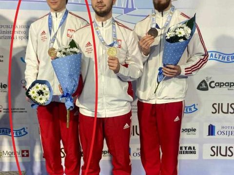 Jakub Goliszek na podium Mistrzostw Europy Juniorów