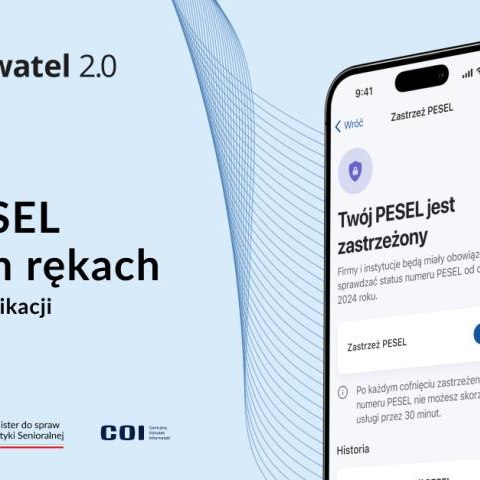 Zastrzeż PESEL i chroń swoje dane w mObywatelu 2.0