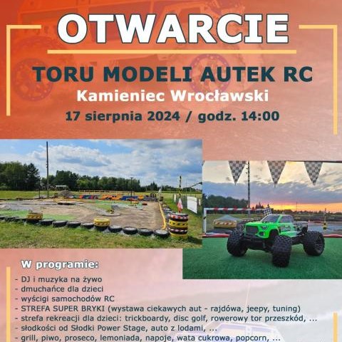 Otwarcie toru modeli autek RC