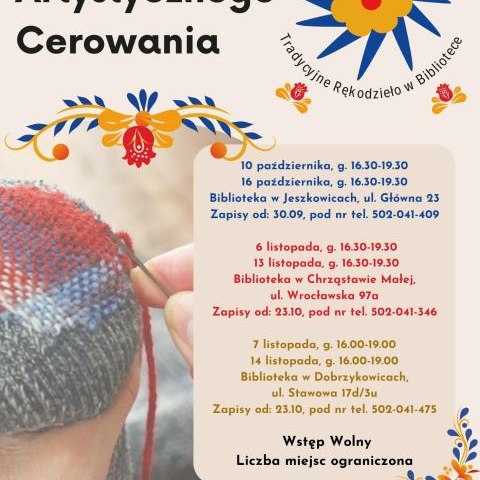 Warsztaty artystycznego cerowania