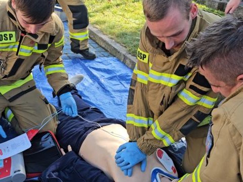 Warsztaty medyczne dla strażaków ratowników z jednostek OSP z województwa Dolnośląskiego.