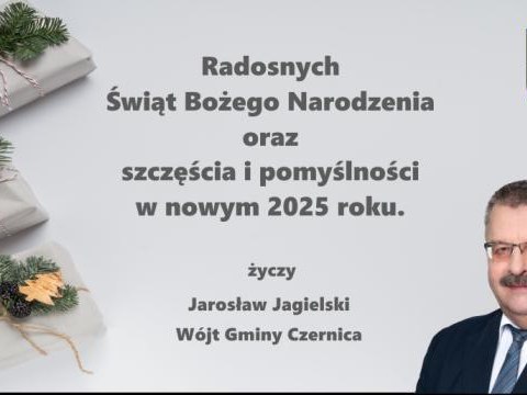 Życzenia od Wójta Gminy Czernica