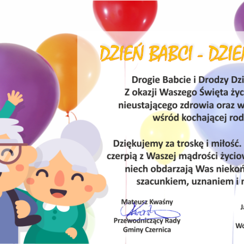 Dzień Babci - Dzień Dziadka