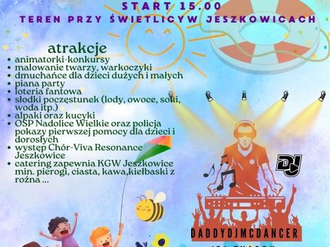 Zaproszenie na Piknik Rodzinny w Jeszkowicach